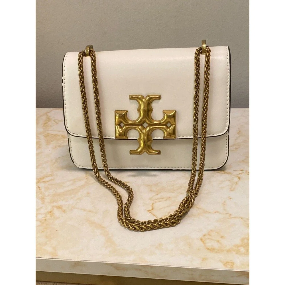 Tory Burch Small Leather Shoulder Bag White Crossbody/ Shoulder Bag
